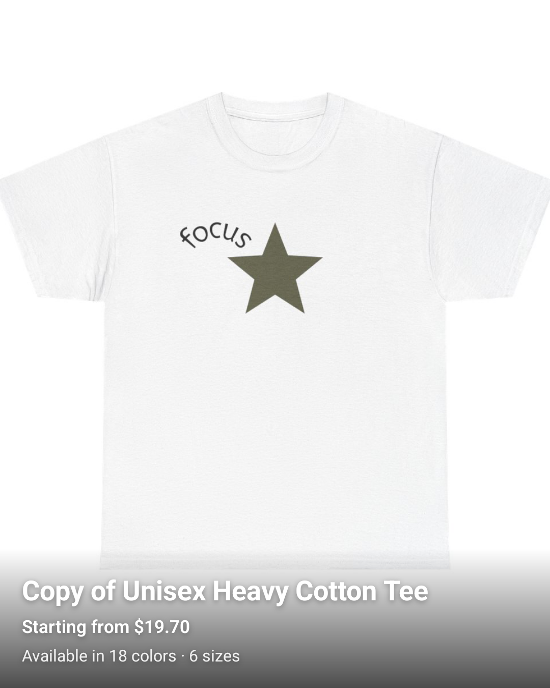 FOCUS | T-shirt Inspirant