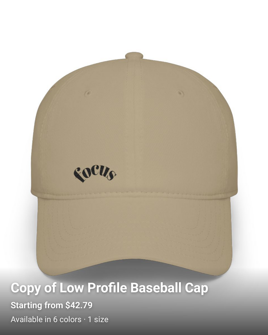 FOCUS - Casquette de baseball classique