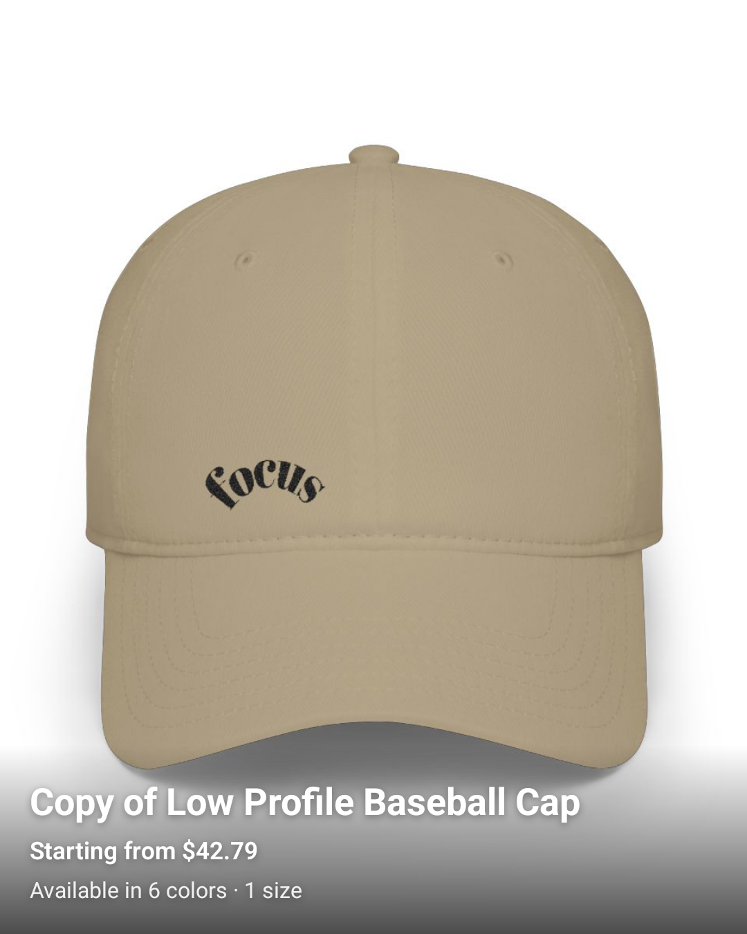 FOCUS - Casquette de baseball classique