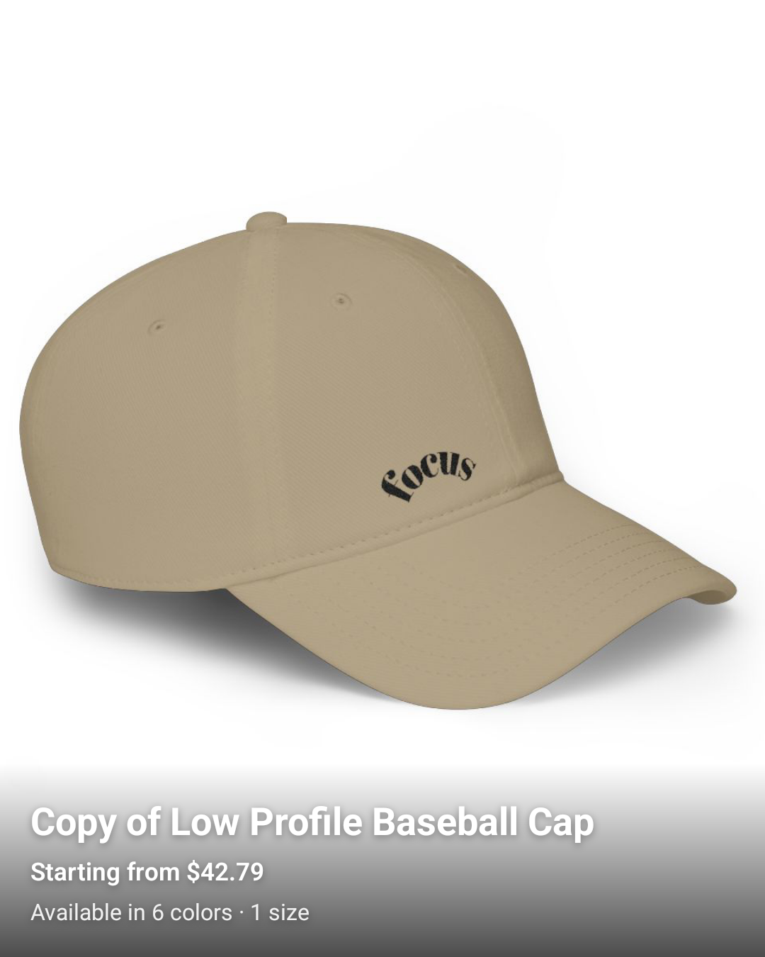 FOCUS - Casquette de baseball classique