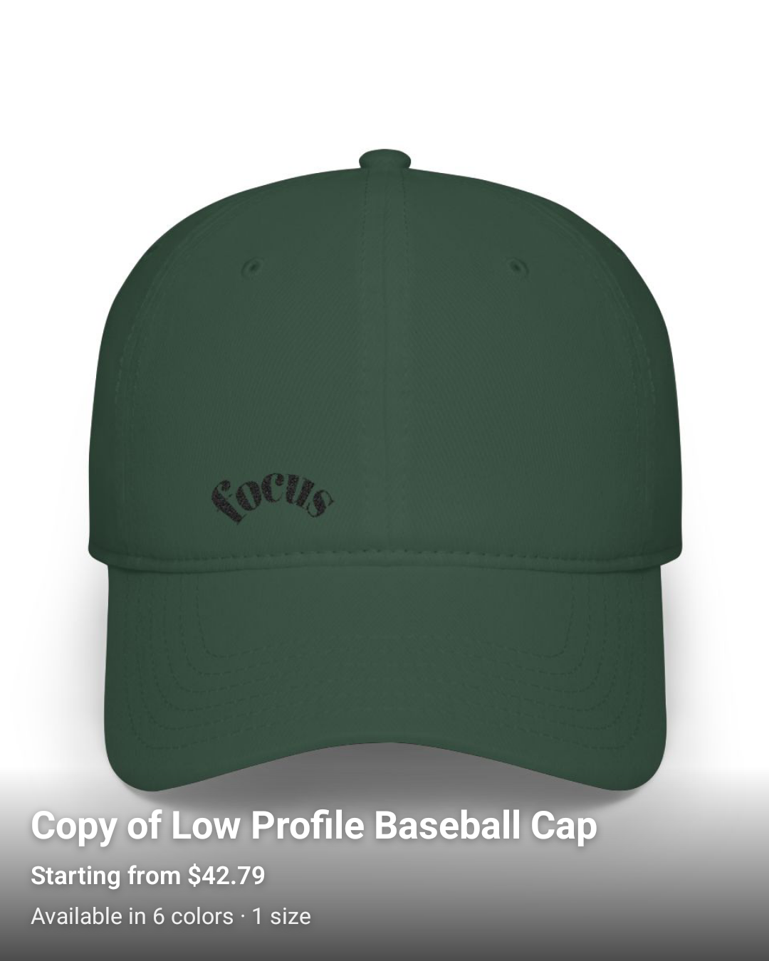 FOCUS - Casquette de baseball classique