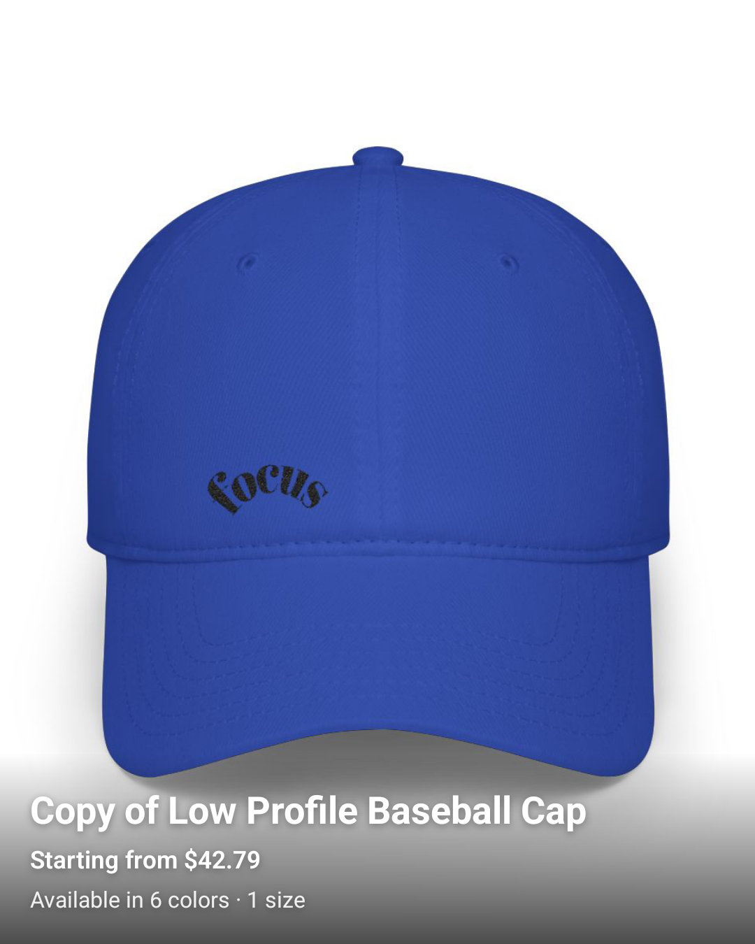 FOCUS - Casquette de baseball classique