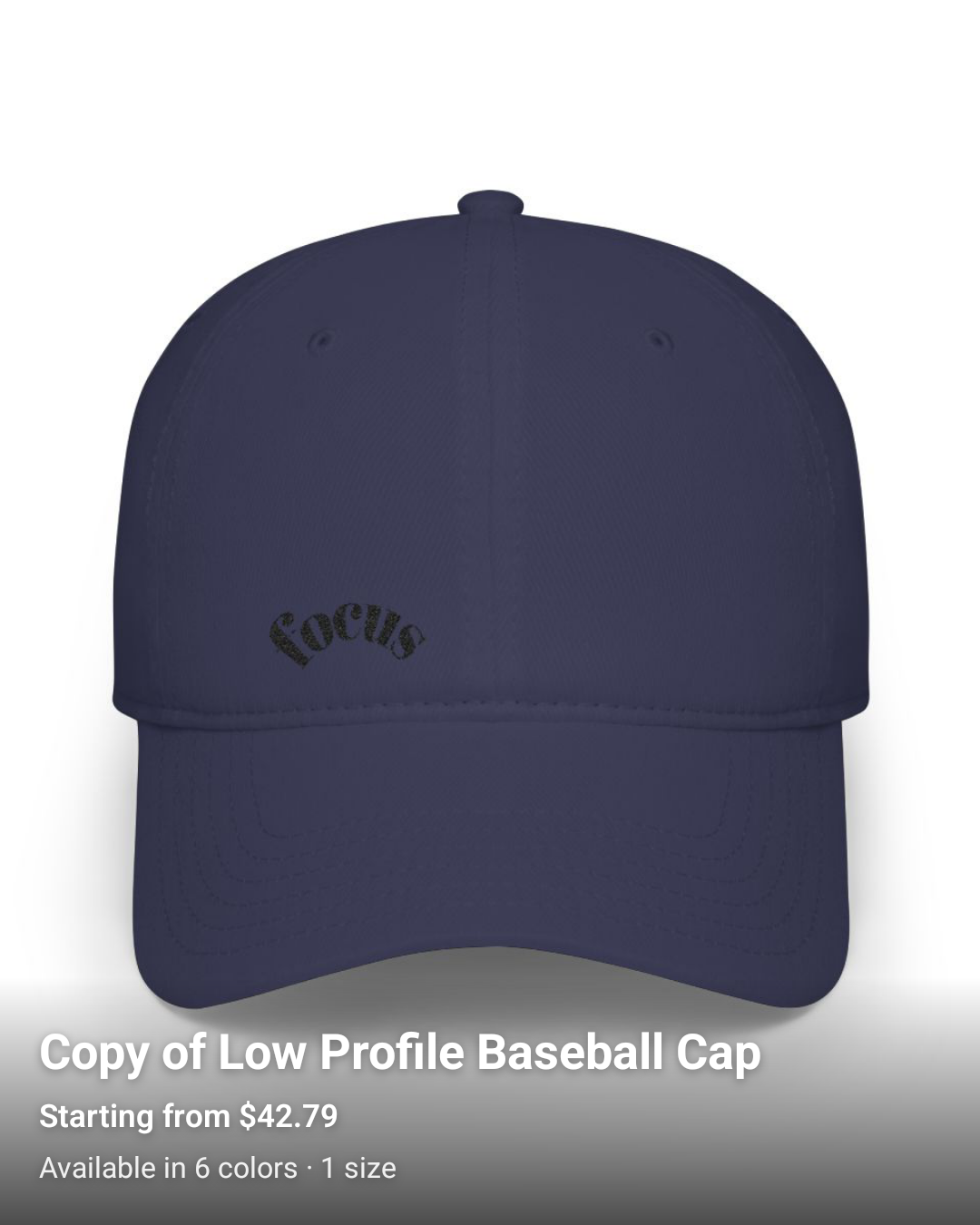 FOCUS - Casquette de baseball classique